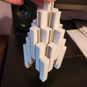 3D Printed Marble Design Fidget Cube